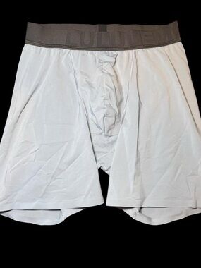 lululemon athletica Light GrayBlueish Boxer Briefs with Dark Gray Waistband